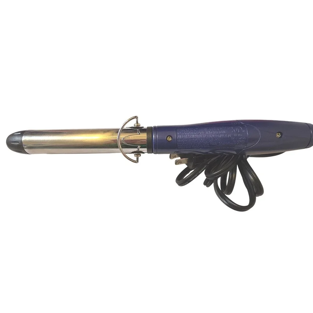 Helen‎ of Troy Professional 1 Inch Curling Iron Blue Chrome Model 1681N